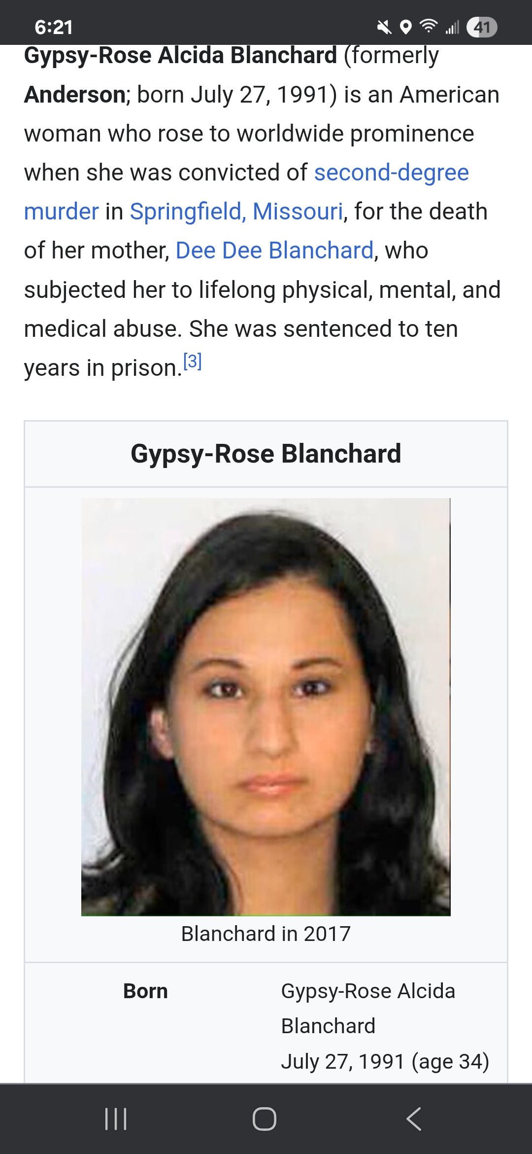 Gypsy Rose archive media
